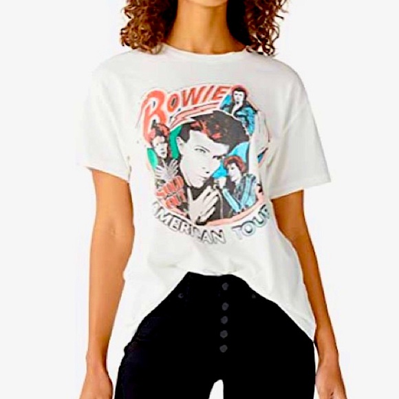 Lucky Brand Tops - Lucky Brand David Bowie American Tour T-Shirt